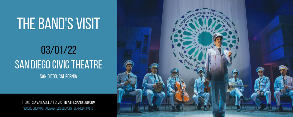 The Band's Visit at San Diego Civic Theatre tickets The Band's Visit at San Diego Civic Theatre