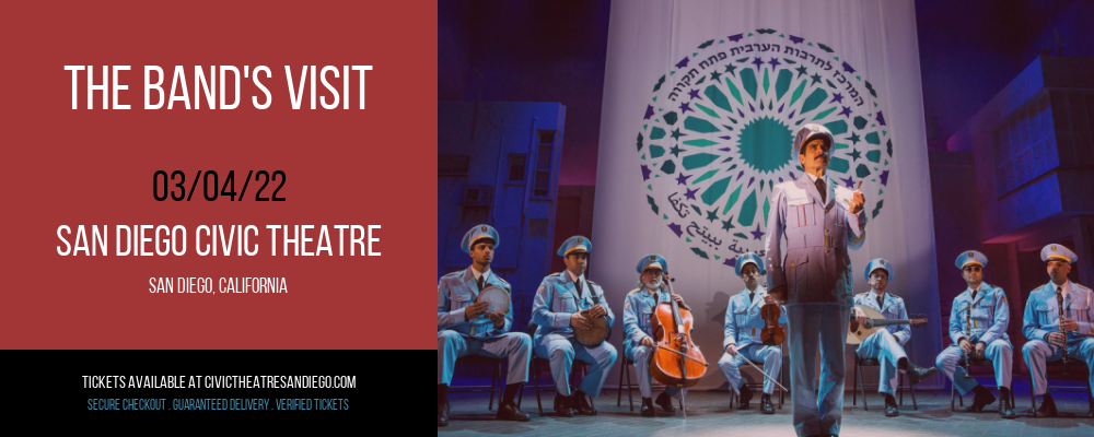 The Band's Visit at San Diego Civic Theatre tickets The Band's Visit at San Diego Civic Theatre
