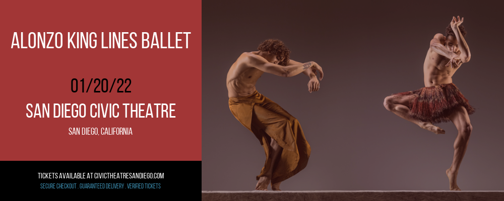 Alonzo King Lines Ballet at San Diego Civic Theatre tickets Alonzo King Lines Ballet at San Diego Civic Theatre