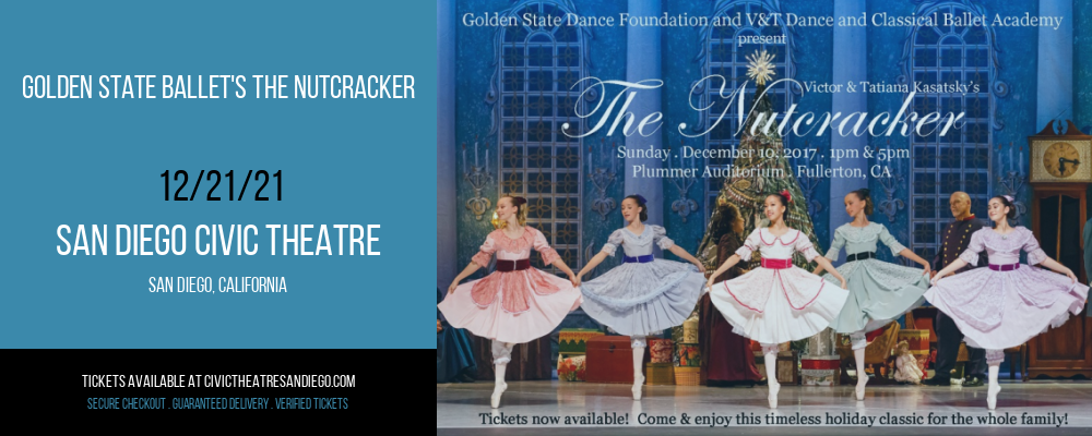 Golden State Ballet's The Nutcracker at San Diego Civic Theatre