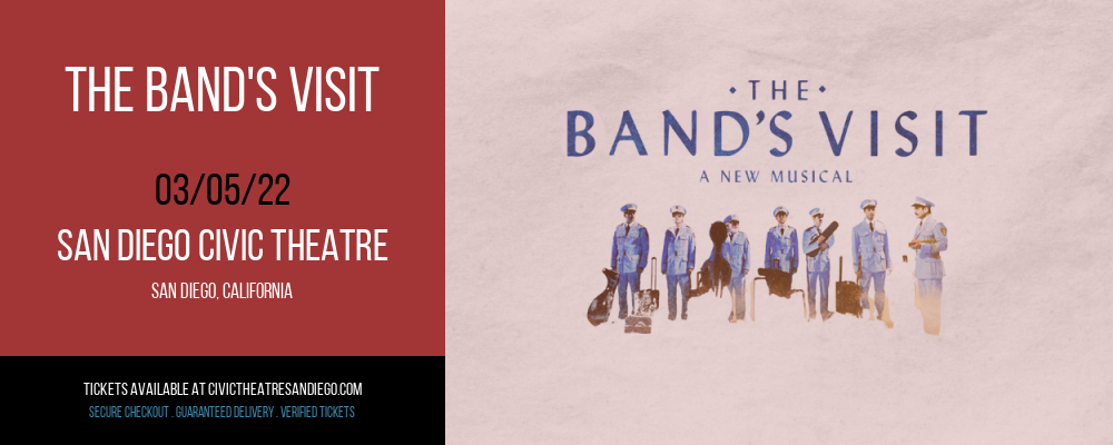 The Band's Visit at San Diego Civic Theatre tickets The Band's Visit at San Diego Civic Theatre