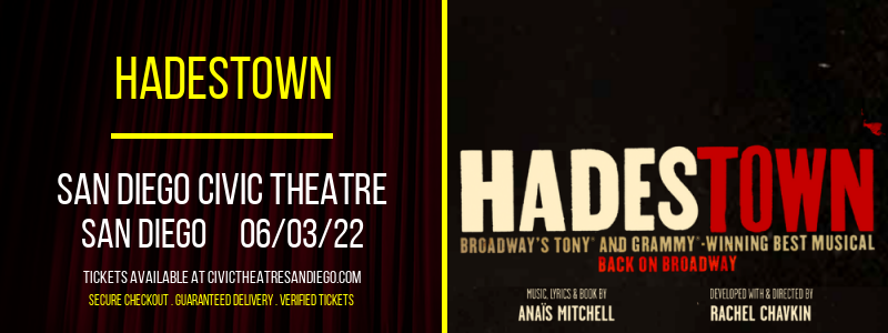 Hadestown at San Diego Civic Theatre tickets Hadestown at San Diego Civic Theatre