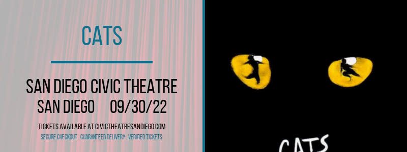Cats at San Diego Civic Theatre tickets Cats at San Diego Civic Theatre