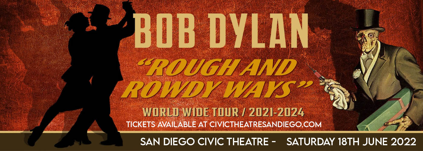 Bob Dylan at San Diego Civic Theatre tickets Bob Dylan at San Diego Civic Theatre