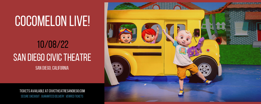 CoComelon Live! at San Diego Civic Theatre tickets CoComelon Live! at San Diego Civic Theatre