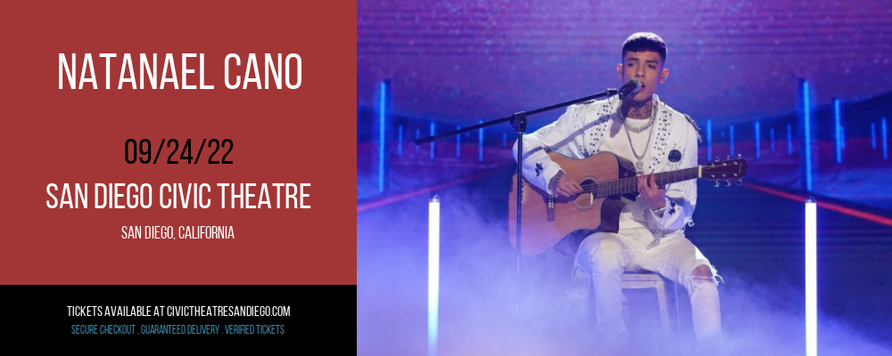 Natanael Cano at San Diego Civic Theatre tickets Natanael Cano at San Diego Civic Theatre