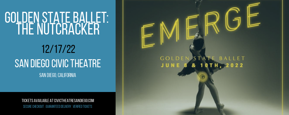 Golden State Ballet: The Nutcracker at San Diego Civic Theatre tickets Golden State Ballet: The Nutcracker at San Diego Civic Theatre