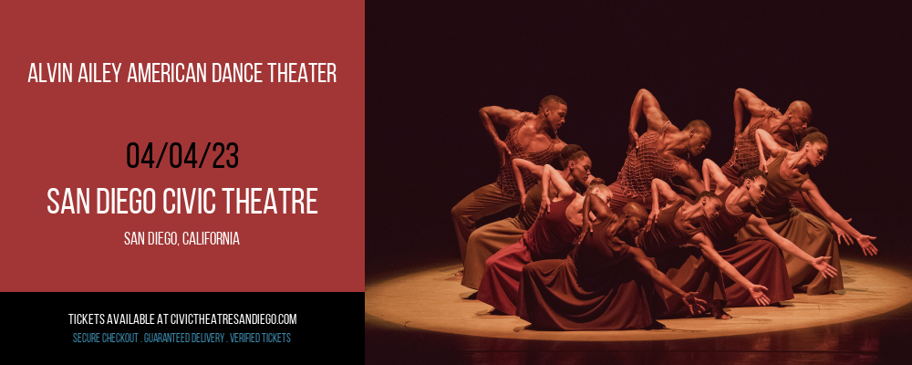 Alvin Ailey American Dance Theater at San Diego Civic Theatre tickets Alvin Ailey American Dance Theater at San Diego Civic Theatre