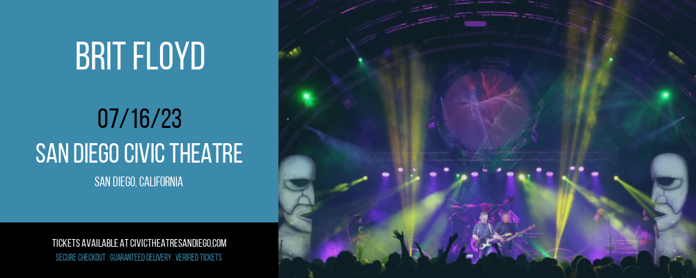 Brit Floyd at San Diego Civic Theatre tickets Brit Floyd at San Diego Civic Theatre