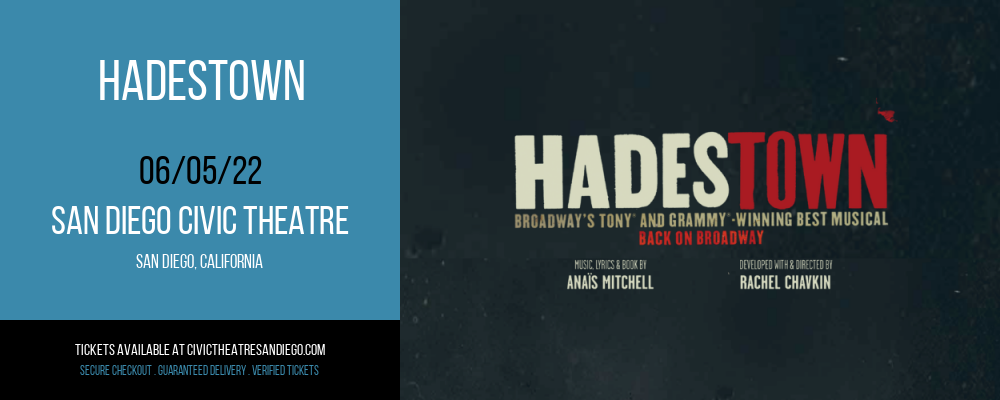 Hadestown at San Diego Civic Theatre tickets Hadestown at San Diego Civic Theatre