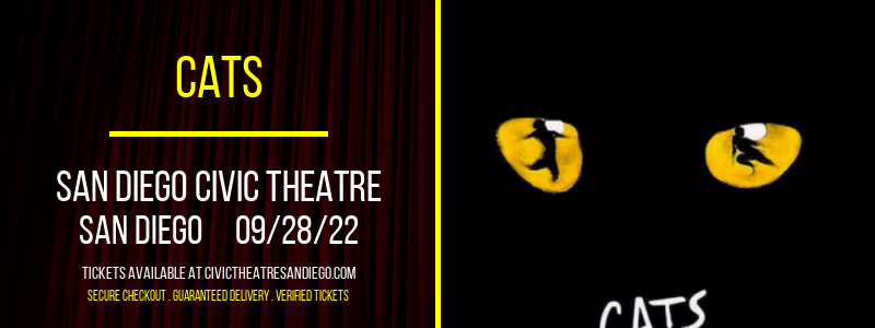 Cats at San Diego Civic Theatre tickets Cats at San Diego Civic Theatre