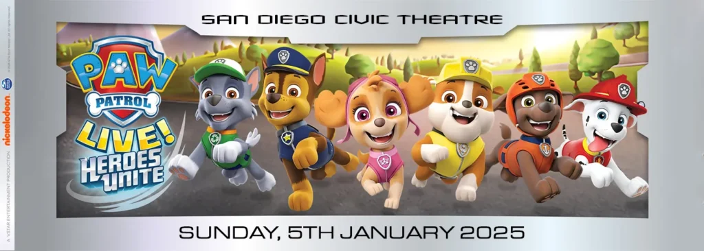 Paw Patrol Live at San Diego Civic Theatre