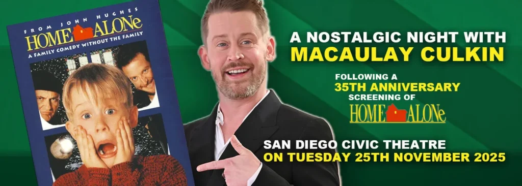 A Nostalgic Night with Macaulay Culkin at San Diego Civic Theatre