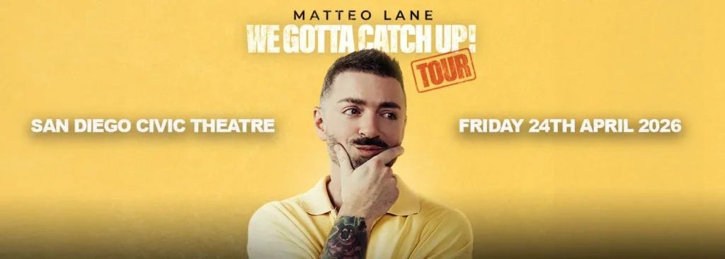 Matteo Lane at San Diego Civic Theatre