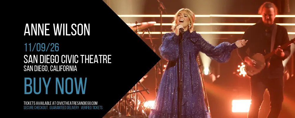 Anne Wilson at San Diego Civic Theatre