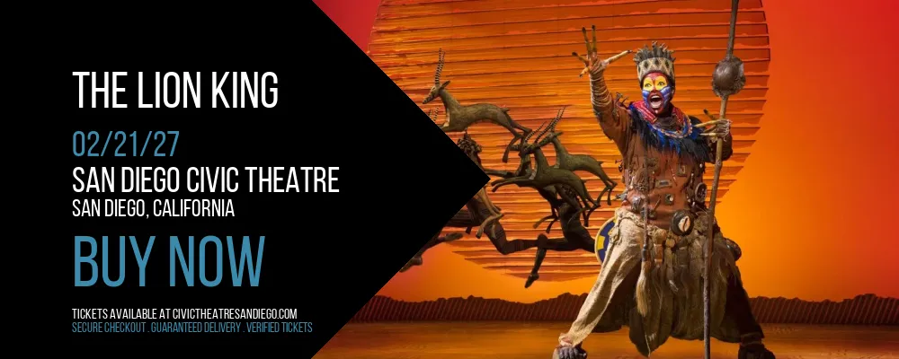 The Lion King at San Diego Civic Theatre