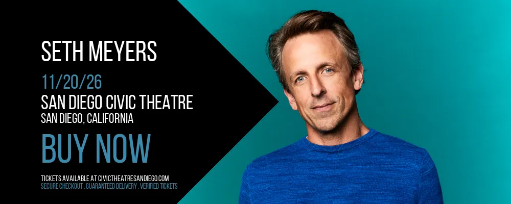 Seth Meyers at San Diego Civic Theatre
